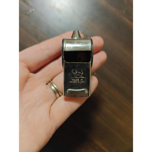 Vintage Whistle Keychain Enamel Apple Strawberry Design Silver Chain Hong Kong - Picture 4 of 6